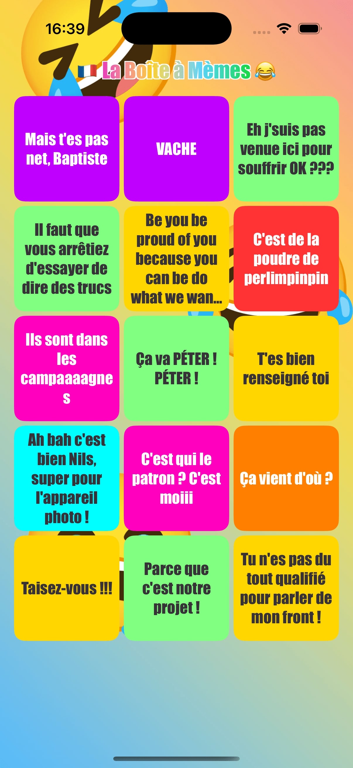 Screenshot 1 - Meme Box