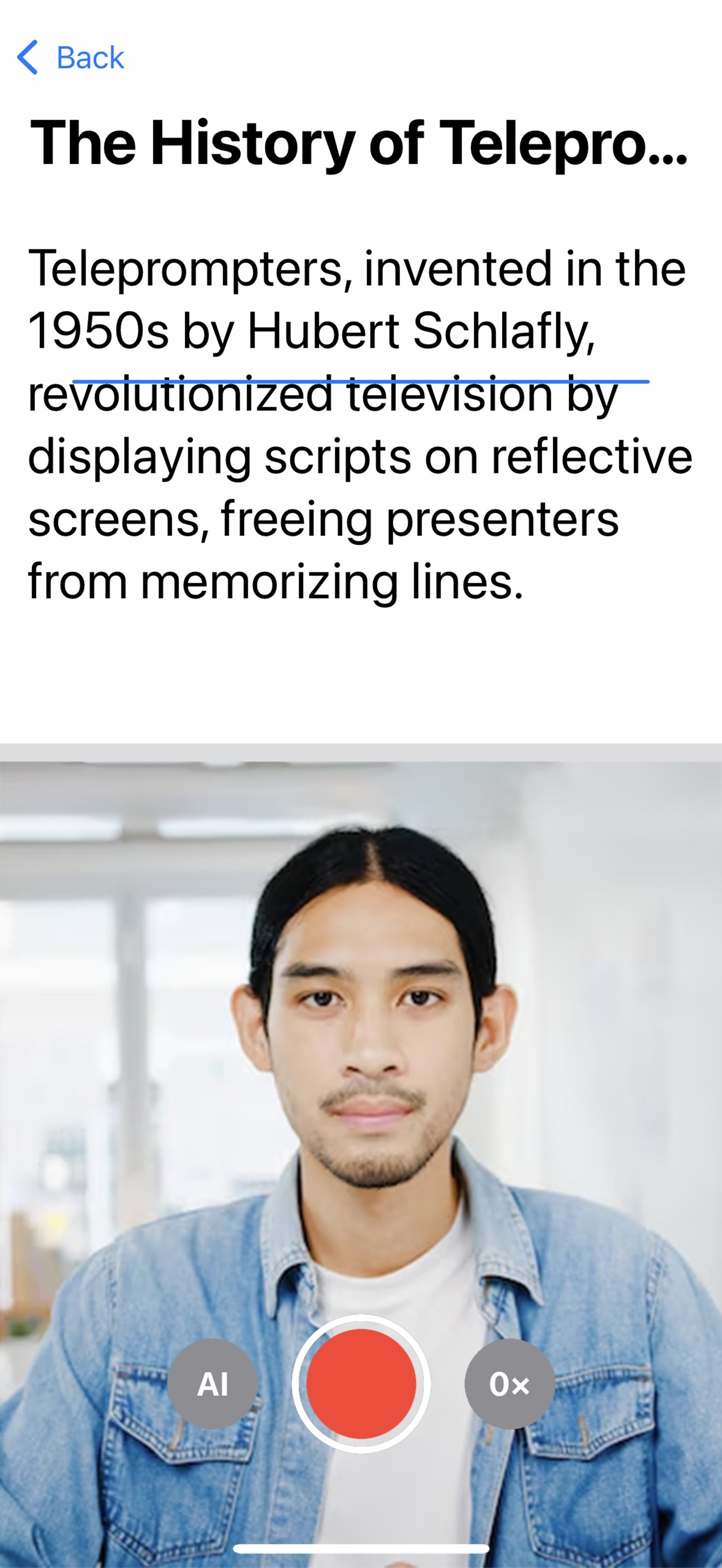 Screenshot 1 - PromptCam